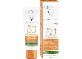 Vichy Capital Soleil Crema corectoare matifianta 3 in 1 SPF50+ 50ml Nou