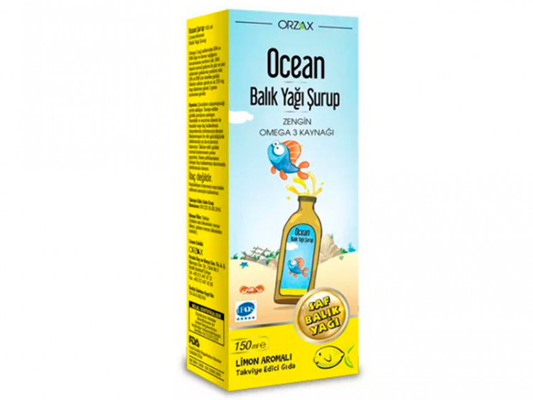 Ocean Omega 3 sirop Lamaie 150ml - poza produsului