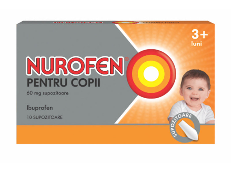 Nurofen 60mg sup. copii - poza produsului
