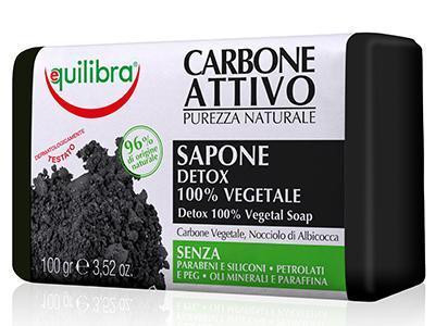 Equilibra Carbune Activat Sapun vegetal 100% 100g - poza produsului