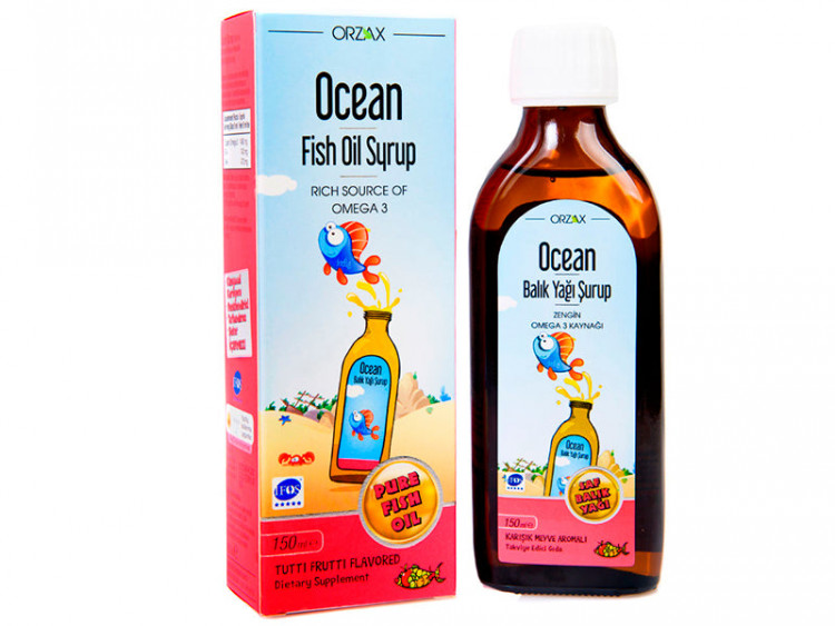 Ocean Omega 3 sirop Tutti Frutti 150ml - poza produsului