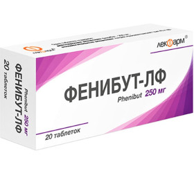 Fenibut-LF 250mg pulb./sol. orala