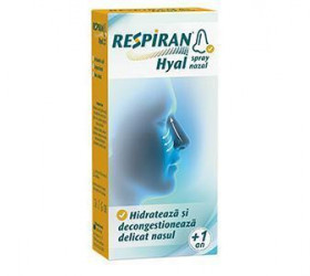 Respiran Hyal spray nazal p/u copii (acid hialuronic , dexpantenol, aloe) 20ml