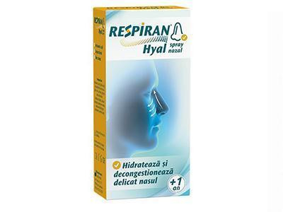 Respiran Hyal spray nazal p/u copii (acid hialuronic , dexpantenol, aloe) 20ml - poza produsului