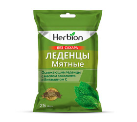 Herbion fara zahar Menta, Eucalipt, Vit C.