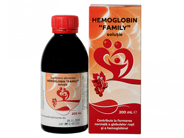 Hemoglobin Family sirop 200ml - poza produsului