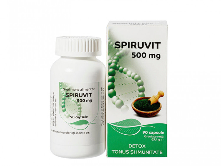 Spiruvit 500mg caps. (Spirulina) - poza produsului