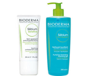 Bioderma Sebium Sensitive 30ml+Sebium Gel Spumant 200ml