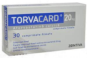 Torvacard 20mg comp.film. - poza produsului
