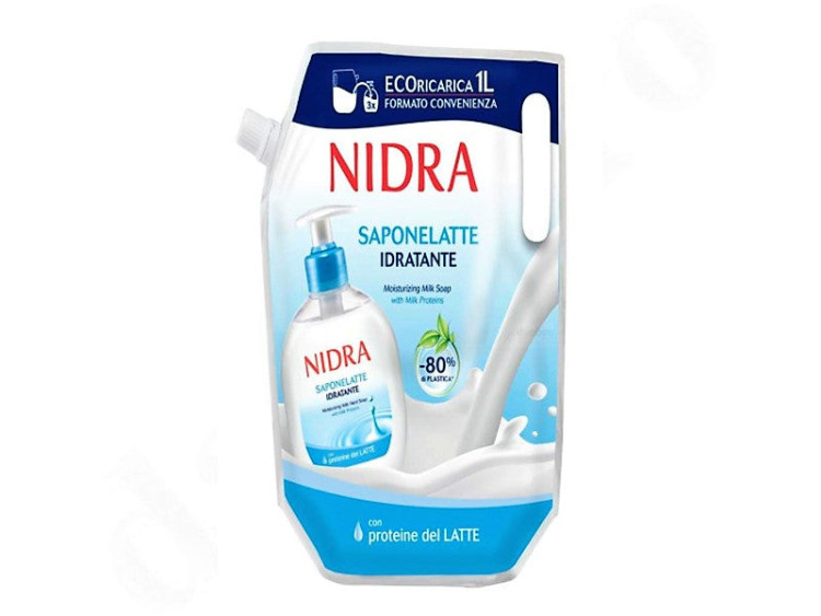 Nidra Sapun lichid Hidratant Latte 1L Rezerva - poza produsului