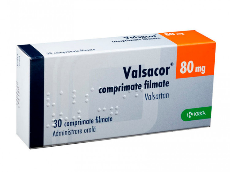 Valsacor 80mg comp.film. - poza produsului