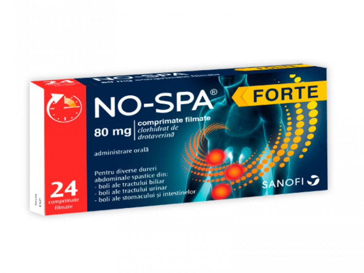 No-spa forte 80mg comp.film.(Man) - poza produsului