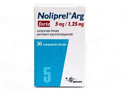 Noliprel Arg forte 5mg+1.25mg comp.film. - poza produsului