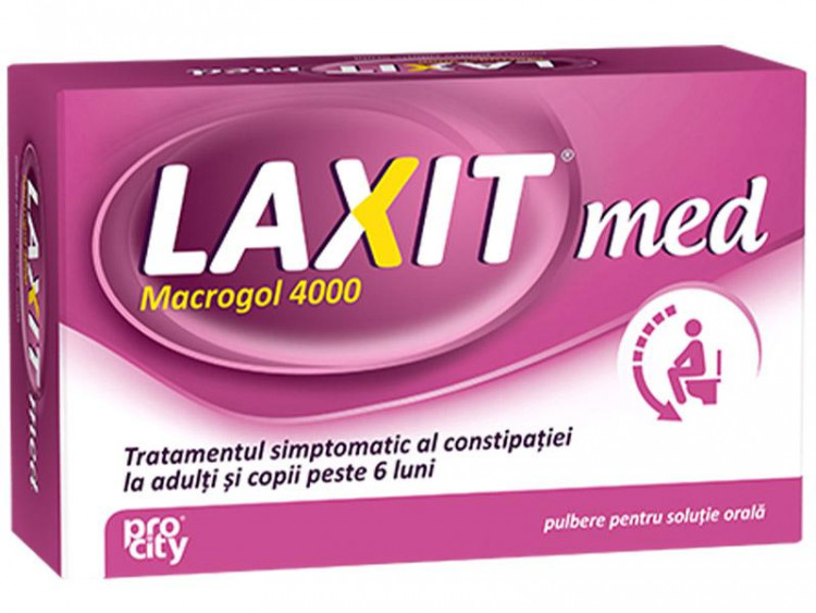 Laxit Med pulbere pu suspensie orala (Macrogol 4000) - poza produsului