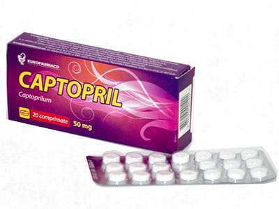 Captopril 50mg comp. - poza produsului