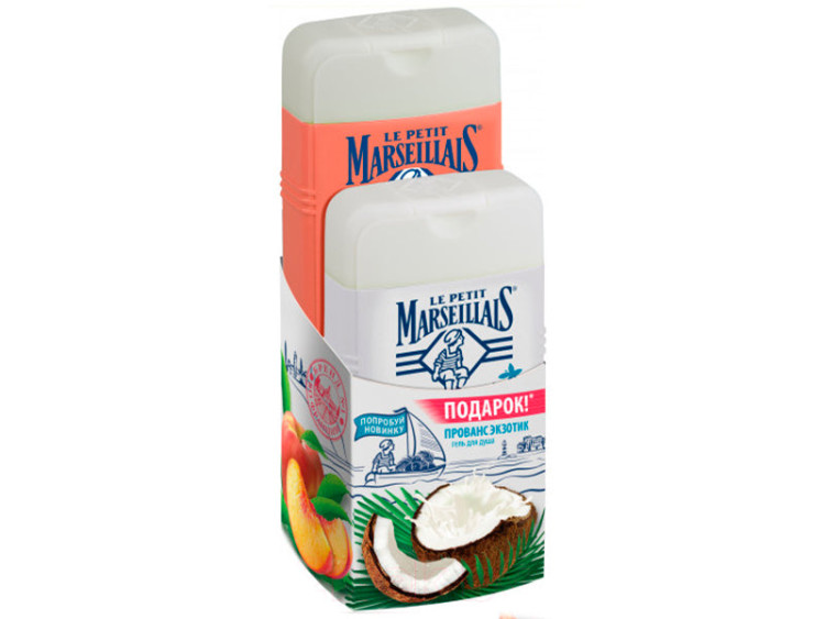 Le Petit Marseillais Set Gel de dus 250ml + Lotiune 250ml cu exctract Cocos - poza produsului