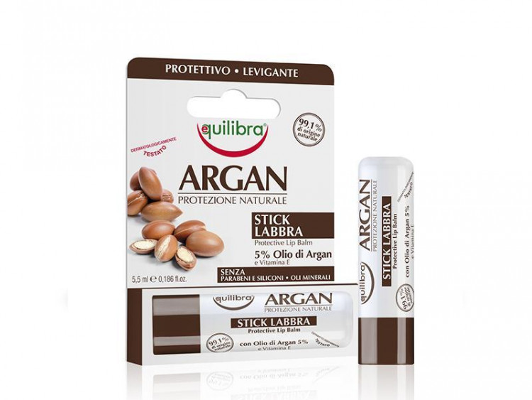 Equilibra Argan Balsam pentru buze protector 5.5ml - poza produsului