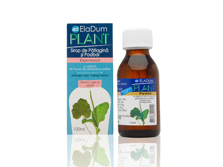 Sirop patlagina+podbal 100ml - poza produsului