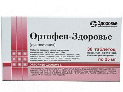 Ortofen-Zdorovie 25mg comp.gastrorez. - poza produsului