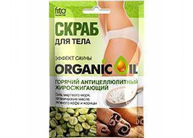 Fito Scrub pt corp Organic Oil Fierbinte anticelulitic cu efect de sauna si ardere a grasimii 100ml