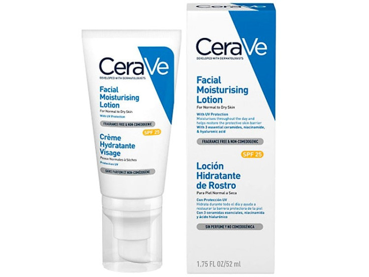 CeraVe Crema hidratanta de fata SPF 25 ten normal-uscat 52ml - poza produsului