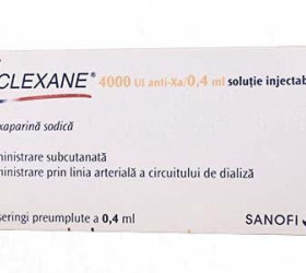 Clexane 4000UI anti Xa/0.4ml sol.inj.ser.pneum.