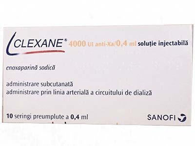 Clexane 4000UI anti Xa/0.4ml sol.inj.ser.pneum. - poza produsului