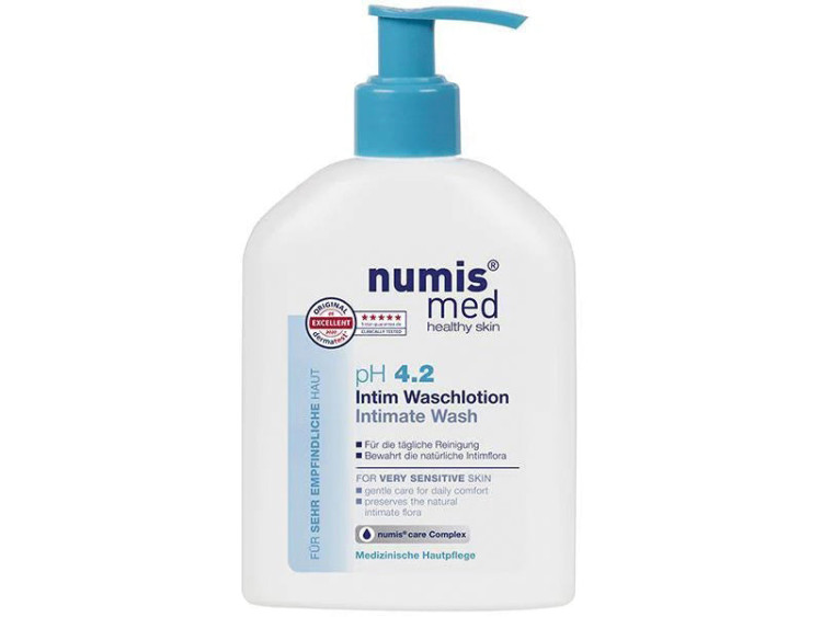 Numismed Lotiune intima pH4,2 200ml new + Servetele umede N15 Cadou - poza produsului