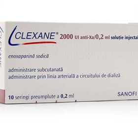 Clexane 2000UI anti Xa/0.2ml sol.inj.ser.pneum.