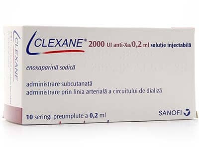 Clexane 2000UI anti Xa/0.2ml sol.inj.ser.pneum. - poza produsului