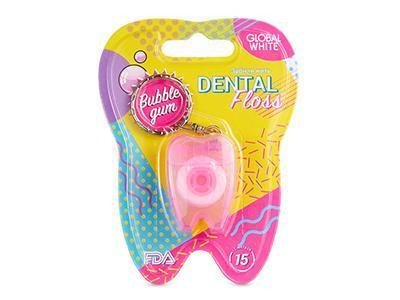 Global White ata dentara bubble gum 15m - poza produsului