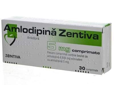 Amlodipina Zentiva 5mg comp. - poza produsului