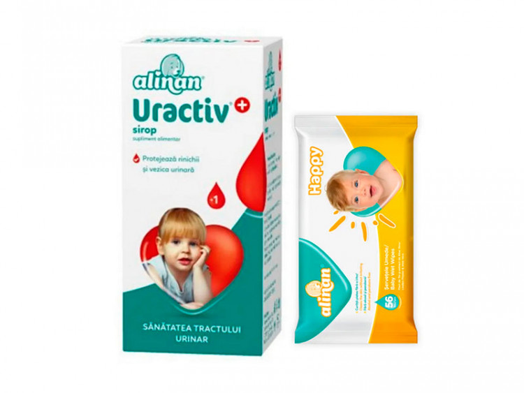 Alinan Uractiv sirop 150ml(+1an)+cadou serv. N56 - poza produsului