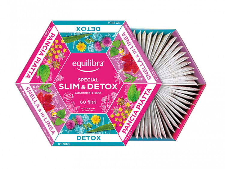 Equilibra Ceai Slim & Detox Set N60 - poza produsului