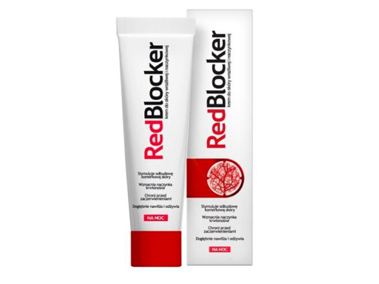 Redblocker Crema pu piele cuperozica de noapte 50ml - poza produsului