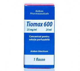 Tiomax 600 25mg/ml conc./sol.perf. 24ml