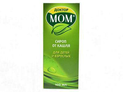 Doctor Mom herbal cough sirop 100ml - poza produsului