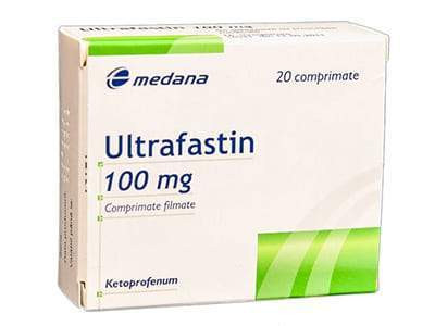 Ultrafastin 100mg comp.film. - poza produsului