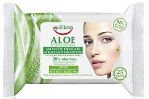 Equilibra Aloe Servetele demachiante fata/ochi - poza produsului