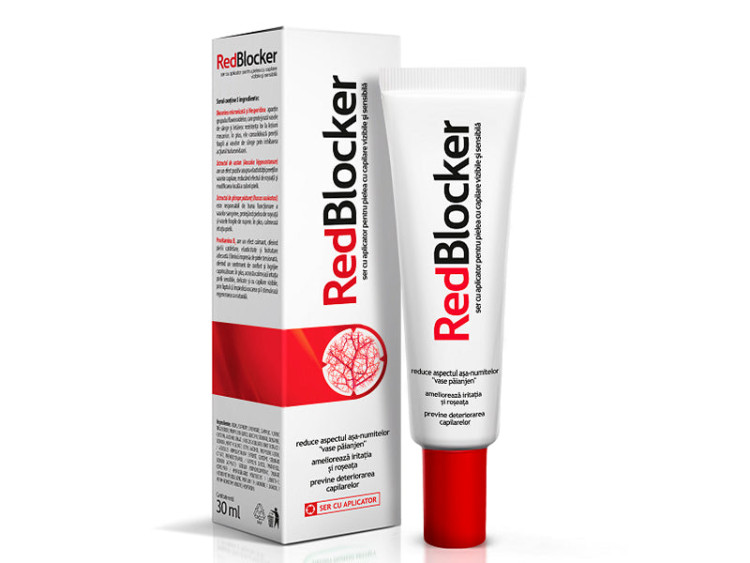 Redblocker Crema concentrata pu piele cuperozica 30ml - poza produsului