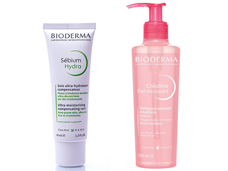 Bioderma Sebium Hydra 40ml + Sensibio Moussant 200ml cadou - poza produsului