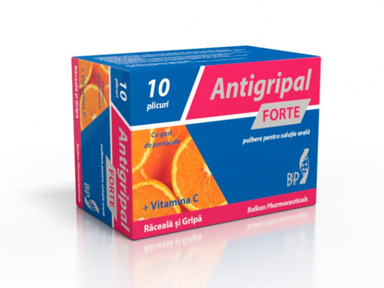 Antigripal Forte Portocale pulb./sol.orala - poza produsului