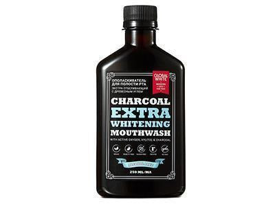 Global White apa de gura Extra Whitening oxigen activ/carbune 250ml - poza produsului
