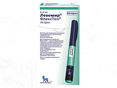 Levemir FlexPen 100UI/ml sol. inj. stilou inject. preump. 3ml - poza produsului