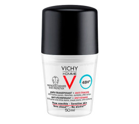 Vichy Deo Roll-on Homme efect anti-urme 48h, 50ml