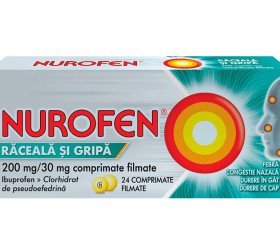 Nurofen raceala si gripa 200mg+30mg comp.film.