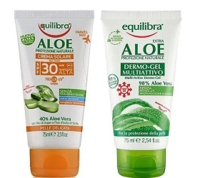 Equilibra Aloe ProSun-UV Set Crema SPF30 75ml+Gel Aloe vera 98%  75ml