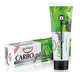 Equilibra Carbo-gel de curatarea dintilor 75ml + Periuta de dinti Cadou