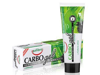 Equilibra Carbo-gel de curatarea dintilor 75ml + Periuta de dinti Cadou - poza produsului
