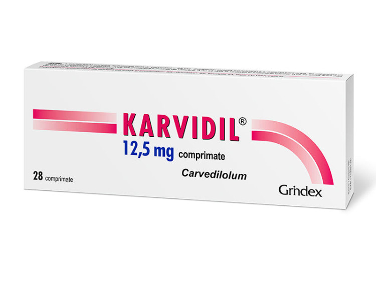 Karvidil 12.5mg comp. - poza produsului